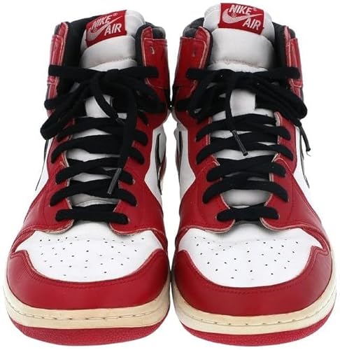 Michael Jordan 1985 Air Jordan 1 Game Used Signed Sneakers Rookie MEARS, JSA COA - Autographed NBA Sneakers