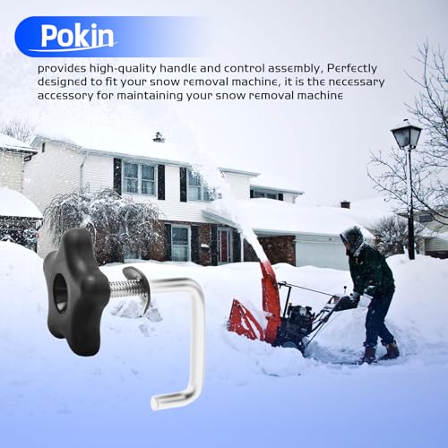 114-3779 & 136-7130,107-3844 Snow Blower Handle Knob and Lock Bolt Screw Kit Compatible with Toro Lawn Mowers/Snow Blowers, for 21" Power Clear and 24" SnowMaster Snow Blowers