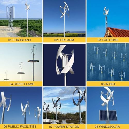 20000W Vertical Axis Wind Turbine Generator Kit - Efficient Home Energy Solution, 48V Renewable Power System for Sustainable Electricity Production