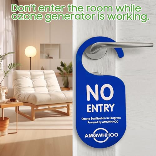 Amgwhhoo Ozone Generator Machine160,000mg/h, High Capacity Ozone Odor Eliminator Removal Air Purifier for Home Car Pet & Basement Odor, Suitable for Spaces up to 7,000 Square Feet, Blue
