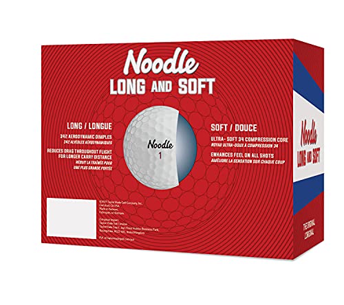 TaylorMade Golf NOODLE LONG & SOFT 15BP WHITE
