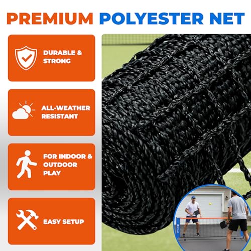 5ft Mini Pickleball Net Portable Outdoor & Indoor, Small Pickleball Dink Net for Practice, Easy to Set Up, Lightweight & Durable Design