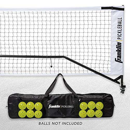 Franklin Sports Pickleball Net - Official Size with Wheels -Superior Portability