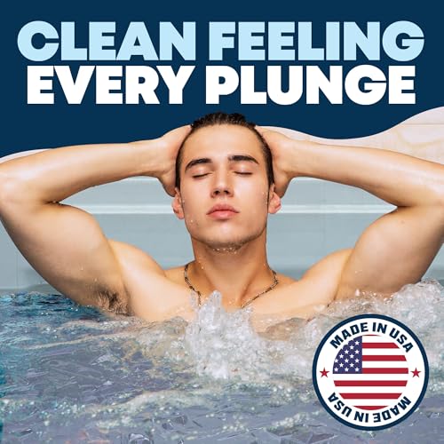 Durabasics 3in1 Cold Plunge Water Treatment – Helps Maintain Clear, Fresh-Looking Water | Cold Plunge Cleaner & Water Stabilizer | 64 -Week Supply | Easy to Use | Ice Bath Water Treatment – 64 oz