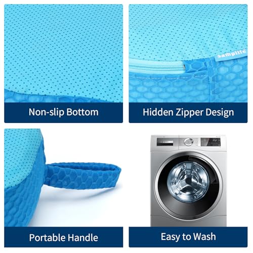 Hot Tub Booster Seat, Weighted SPA Booster Seat Cushion for Adults, 3D Air Mesh Hot Tub Seat Accssories with Non-Slip Micro Dot Bottom,Indoor or Outdoor Quick Dry Hot Tub Pillow