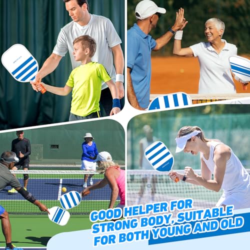 Pickleball Paddles,USAPA Approved Pickleball Paddles Set Premium Pickleball Paddle, 4 Pickleball Balls & 1 Carry Bag Gifts for Women Men Beginners to Pros Players