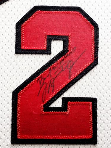 Michael Jordan Autographed Framed White Jersey "Best Wishes" JSA #YY39497
