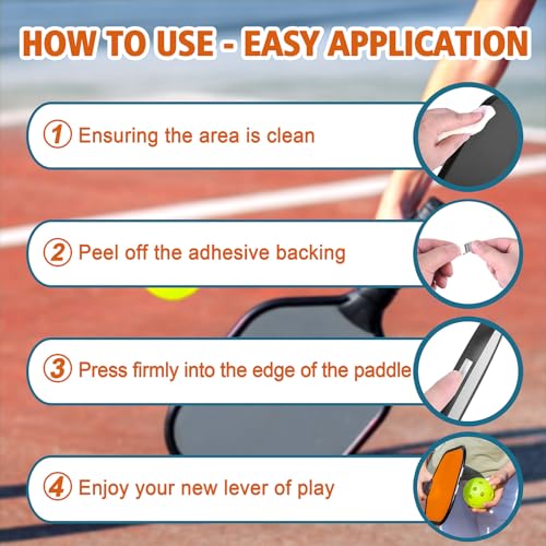 ArlinaL Lead Tape for Pickleball Paddles, Adhesive Pickleball Paddle Weight Lead Tape, 0.5 Grams Per Inch 1/4 × 197 Inch, 5 mil