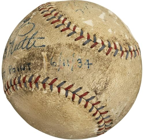 Stunning Babe Ruth & Lou Gehrig Signed American League Baseball PSA DNA & JSA - Autographed Baseballs