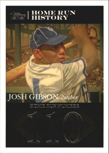 2007 Topps Gibson Home Run History Baseball Card #JG110 Josh Gibson