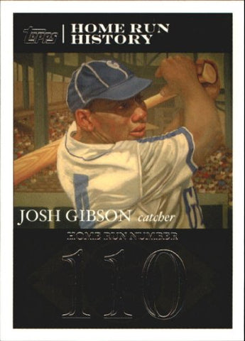 2007 Topps Gibson Home Run History Baseball Card #JG110 Josh Gibson