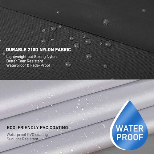 Lawn Mower Cover - Universal Fit Push Lawn Mower Cover for Outdoor UV Protection Waterproof, Dust
