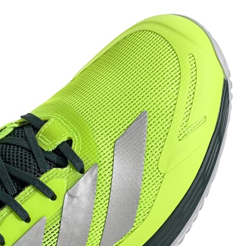 Adidas Men's Defiant Speed 2 Tennis, Lucid Lemon/Silver Metallic/Aurora Ivy, 10.5