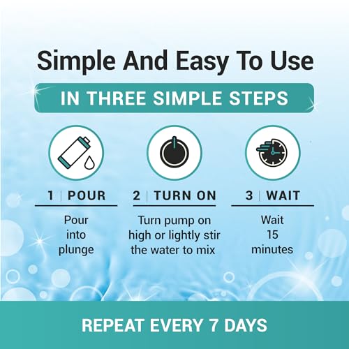 Bio Ouster 3in1 Weekly Cold Plunge Water Treatment - Cleaner, Clarifier, and Softener for Cold Plunge and Ice Bath - Water Stabilizer for Fresh, Crystal Clear Water - Made in USA (32oz)