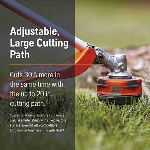 Husqvarna 330LK Gas String Trimmer, 28-cc 2-Cycle, 20-Inch Straight Shaft Gas Weed Eater with Rapid Replace Trimmer Head for Seamless String Reloading, 970545002