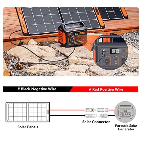 CASIMY DC 8mm/DC7909 Solar Generator Adapter Extension Cable to Solar Panel Renogy Ecoflow, for Jackery Explorer 500 1000 AIMTOM Rebel 440 BLUETTI EB3A AC180 EB70S Portable Power Station Backup 3.5M