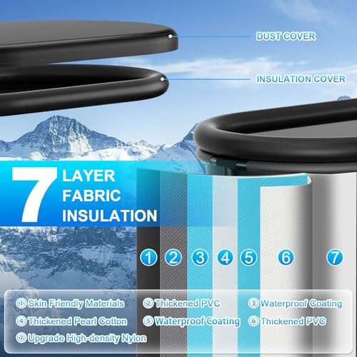 Ice Bath Chiller & Cold Therapy Tub Kit, 1/3 HP Water Chiller with External Filter & Pump, 148Gal Ice Pod, Upgraded Ice Bath Tub with Water Chiller for Cold Therapy