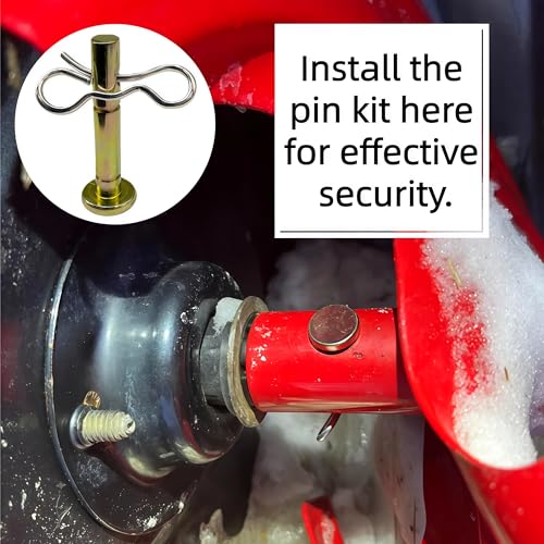 10 pcs Snowblowers Shear Pins Kit - Shear Pin 738-04124 738-04124A and Cotter Pin 714-04040 for MTD Troy-Bilt Snow Blowers