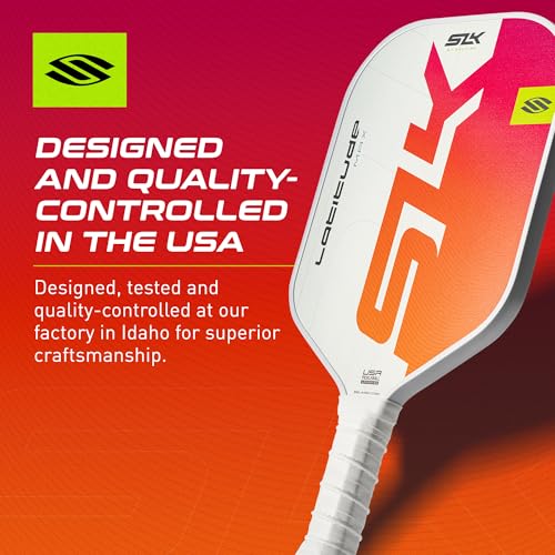 Selkirk Sport SLK Latitude 2.0 13mm Pickleball Paddle | Graphite Face with SpinFlex Surface & SX4 Polymer Core | Lightweight Pickleball Paddles for Men & Women | Control, Spin & Power | Sunset