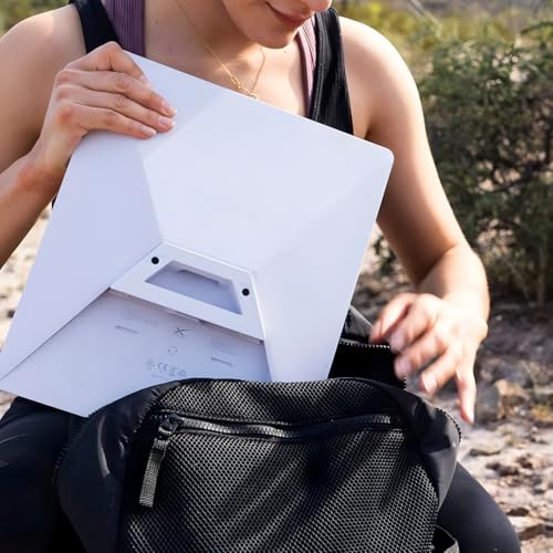 STARLINK Mini Kit – Compact Dual-Band AC Wi-Fi Router and Satellite Dish System – High-Speed Portable Internet for Remote and Mobile Use – White