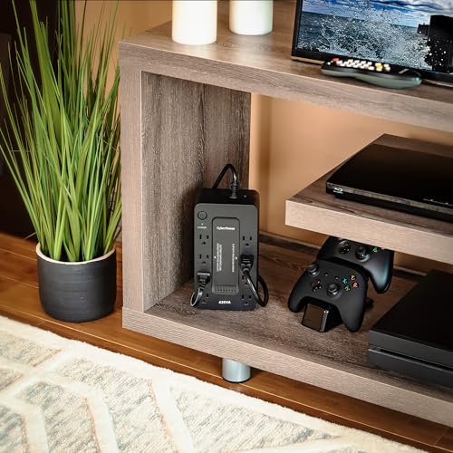 CyberPower ST425 Standby UPS Battery Backup and Surge Protector, 425VA/260W, 8 Outlets, Compact, UL Certified
