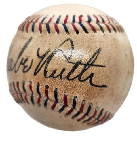 Babe Ruth Autographed 1930s Style Baseball. Licensed Reproduction Ball