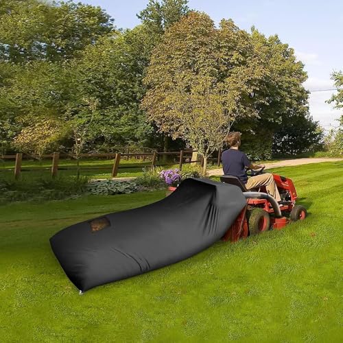 Keeswin 2025 Upgraded Large Lawn Tractor Leaf Bag, 78.7"x 51.1" Capacity Leaf Collector, Grass Catcher Bag for Fast Leaf Collection, Heavy Duty Leaf Grass Collection Bagger, Fits for Most Riding Lawn