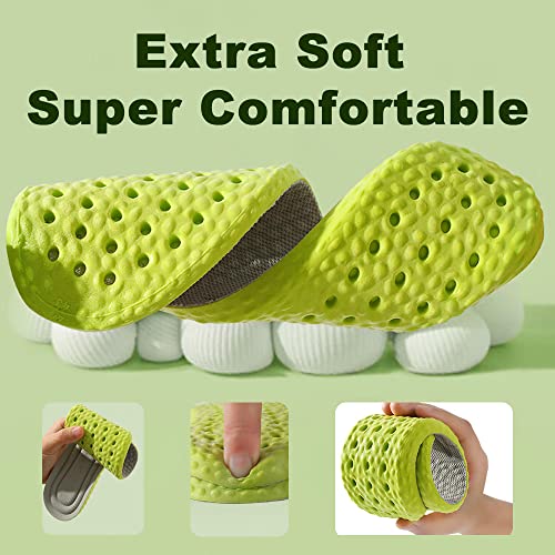 Shoe Insoles for Men Women, Memory Foam Insoles, Best Replacement Shoe Inserts, Providing Great Shock Absorption and Cushioning for Feet Relief, Prevent Foot Odor (Men 7-7.5 / Women 8-8.5)