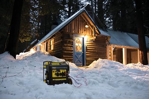 Champion Power Equipment 9000-Watt Electric Start Home Backup Portable Open Frame Inverter Generator with Quiet Technology and CO Shield
