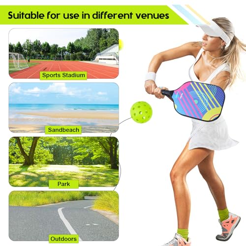 FeichangKeji Match Buddy Pickleball Trainer with String Sportastic Pickleball Practice Rebounder Accessories Training Aids and Equipment Indoor Hitting Trainer Machine Outdoor (Black)