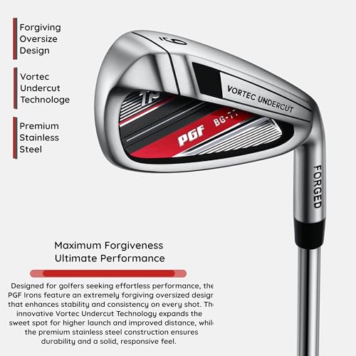 PGF Labs Men's Gold TP BG-77 Complete Golf Club Package Set [14-Pieces][Flex: Regular] [Hand: Right] [Length: Standard]