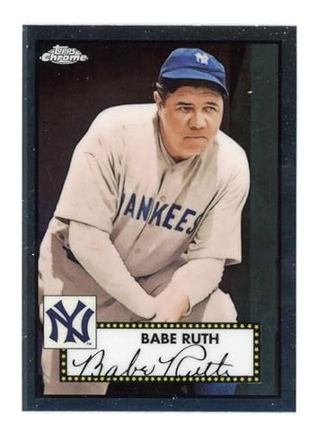 Baseball MLB 2021 Topps Chrome Platinum Anniversary #615 Babe Ruth Yankees