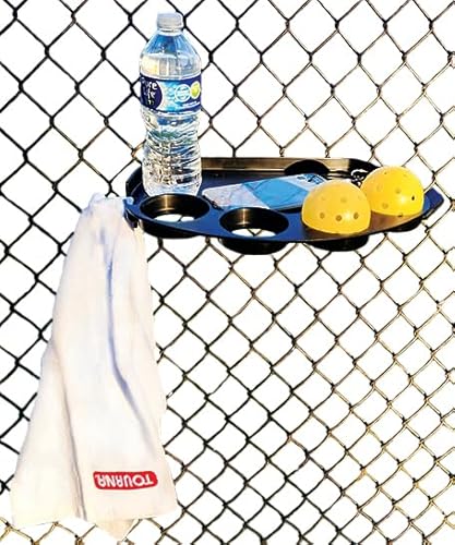 Tourna Portable Fence Tray Court Valet for Pickleball and Tennis