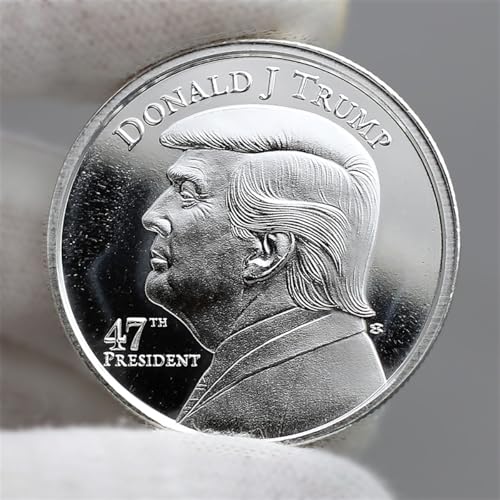 2025 President Trump 47th President 1oz .999 Silver Coin in Air Tite Holder Dollar Uncirculated