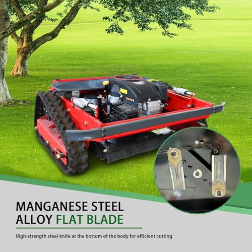 Remote Controlled Lawn Mower,31.5In Cutting Width,Automatic Robotic Lawn Mower for 50°Slope,1.2 Acre per Hour Mowing Capacity,Adjustable Cutting Height