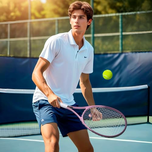 Tennis Rackets for Adults 27 Inch Tennis Racquets Set Included Tennis Racket Tennis Balls Overgrips Vibration Dampers Tennis Bag