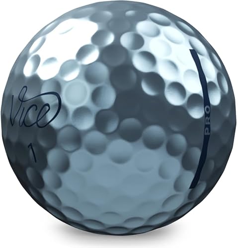 Vice Pro Golf Balls, Pro Ice Blue (One Dozen)