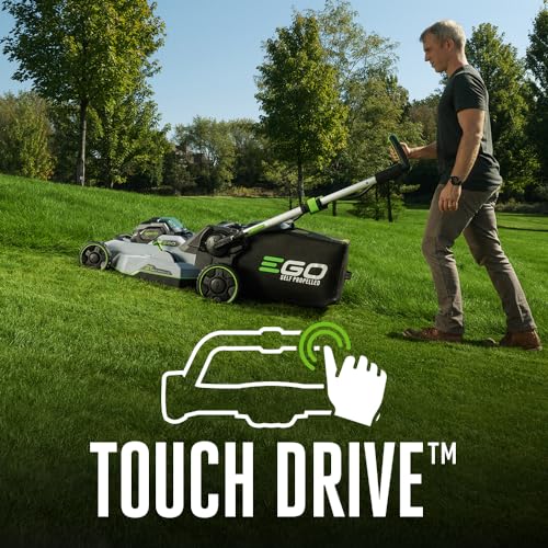 EGO POWER+ Electric Lawn Mower, Self-Propelled Cordless with Select Cut, Includes 56V 10.0Ah Batteries and 700W Turbo Charger - LM2156SP