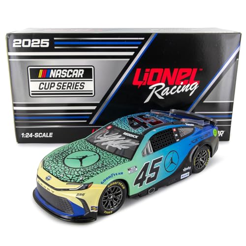 Lionel Racing Tyler Reddick Autographed 2025 Jordan Brand Jump Man Standard ARC Diecast Car 1:24 Scale