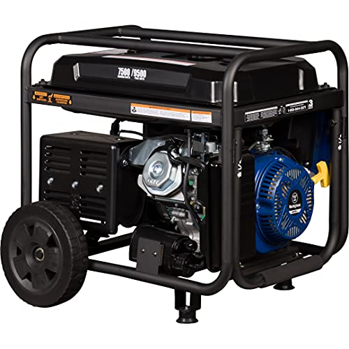 Westinghouse 9500 Peak Watt Home Backup Portable Generator, Remote Electric Start with Auto Choke, Transfer Switch Ready, Gas Powered, CO Sensor