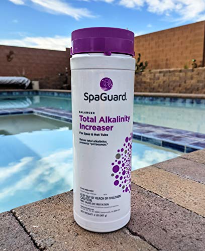 SpaGuard Total Alkalinity Increaser, 2 lb, Prevents pH Bounce, Proven Pool Water Balancer, Suitable for Spas and Hot Tubs