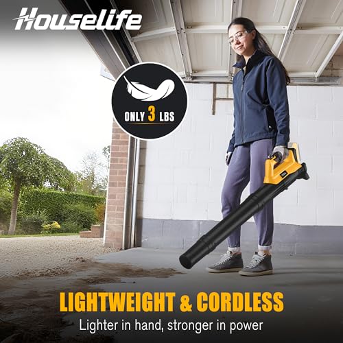 Cordless Weed Eater and Leaf Blower Combo Compatible with Dewalt 20V Max Battery(Battery Not Included), 12 Inch Weed Trimmer/String Trimmer with Auto-Feed, Lightweight 20V Leaf Blower Cordless