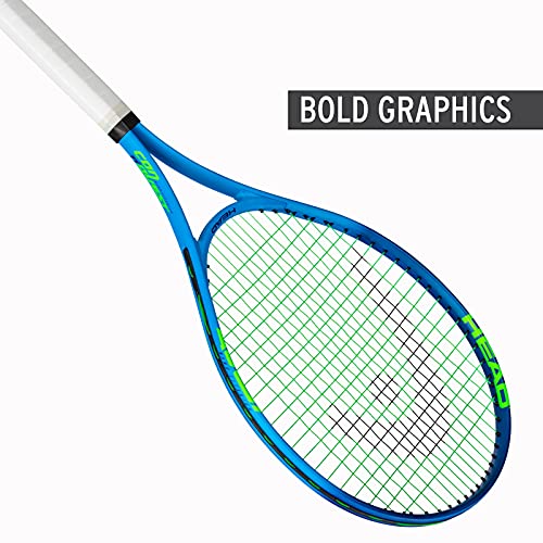 HEAD Ti. Conquest Tennis Racquet – Nano Titanium Technology, Oversized 108 sq in Head, Lightweight O-Beam Construction – Pre-Strung Beginner & Recreational Tennis Racquet