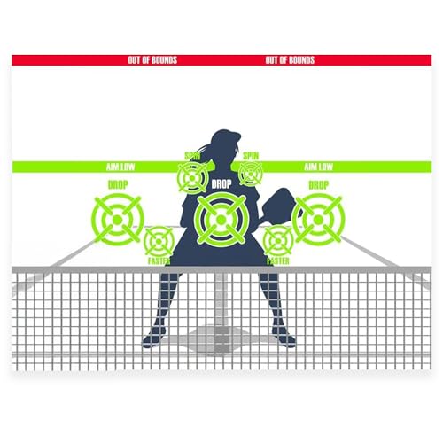 Pickleball Dink Pad Practice Board by ModFamily – 3"x4" Solo Wall Rebounder Training Aid to Improve Dinks, Accuracy & Game Control – Outdoor & Indoor Pickleball Training Tools for Beginners & Pros