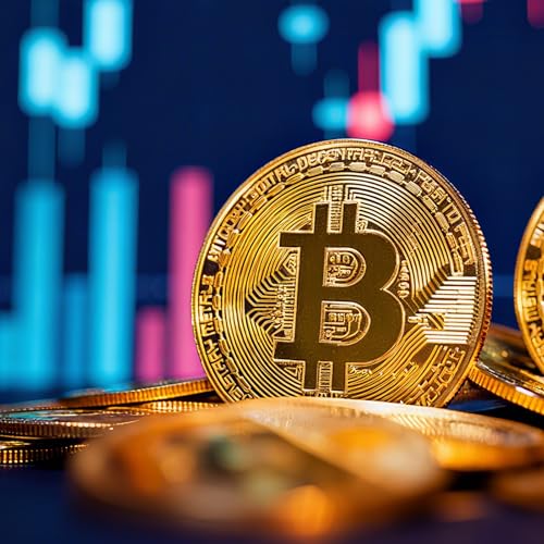 6PCS Gold Plated Bitcoin Coins – Physical BTC Cryptocurrency Collectible, 40mm Commemorative Souvenir Coins with Clear Protective Case, Gifts for Crypto Enthusiasts & Coin Collectors