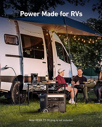 Anker SOLIX F2600 Portable Power Station, 2400W (Peak 3600W) Solar Generator, GaNPrime Battery Generators for Home Use, 2560Wh LiFePO4 Power Station for Outdoor Camping, and RVs (Solar Panel Optional)