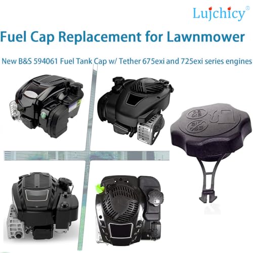 594061 Fuel Tank Cap Compatible with B & S To&ro Crafts&man Lawn Mower Gas Tank Caps Replacement (replaces 84004416, 597414) crafts-man m230 m110 gas cap