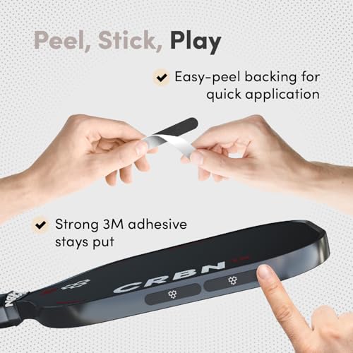 CRBN Pickleball - Lead Tape - Extra Strength 3M Adhesive - 3g Lead Tape for Pickleball Paddles - Customize Paddle Weight to Your Play Style