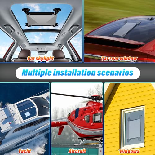 Starlink Mini Car Suction Cup Mount, Starlink Mini Accessories Secure Mounting Kit for Car Windows & Sunroofs, Strong Suction for Stable Satellite Signal on RVs, Boats, Road Trips 2 Replaceable Cups