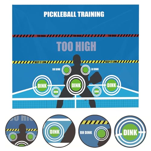 kowaku Pickleball Dink Pad, Dink Master Exercise, Rebounder Aids Pad, Pickleball Training Poster Mat, for Pickleball, Dink, Training